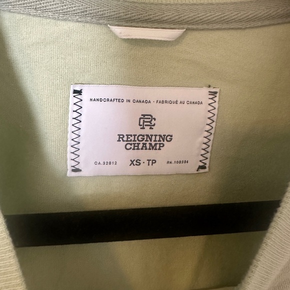 Green Reigning Champ Long Sleeve Shirt - Picture 3 of 4